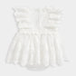 Mamas & Papas White Lace Frill Romper | Mamas & Papas, Babies, Nursing, Romper