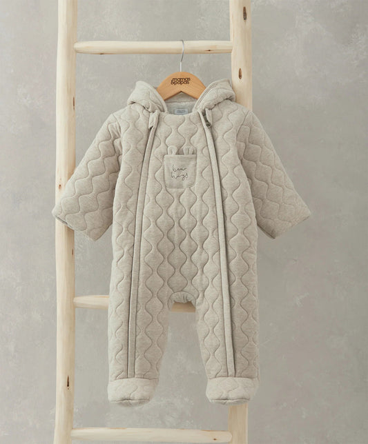 Mamas & Papas Bear Hugs Quilted Jersey Pramsuit | Mamas & Papas, Babies, Nursing, Pramsuit