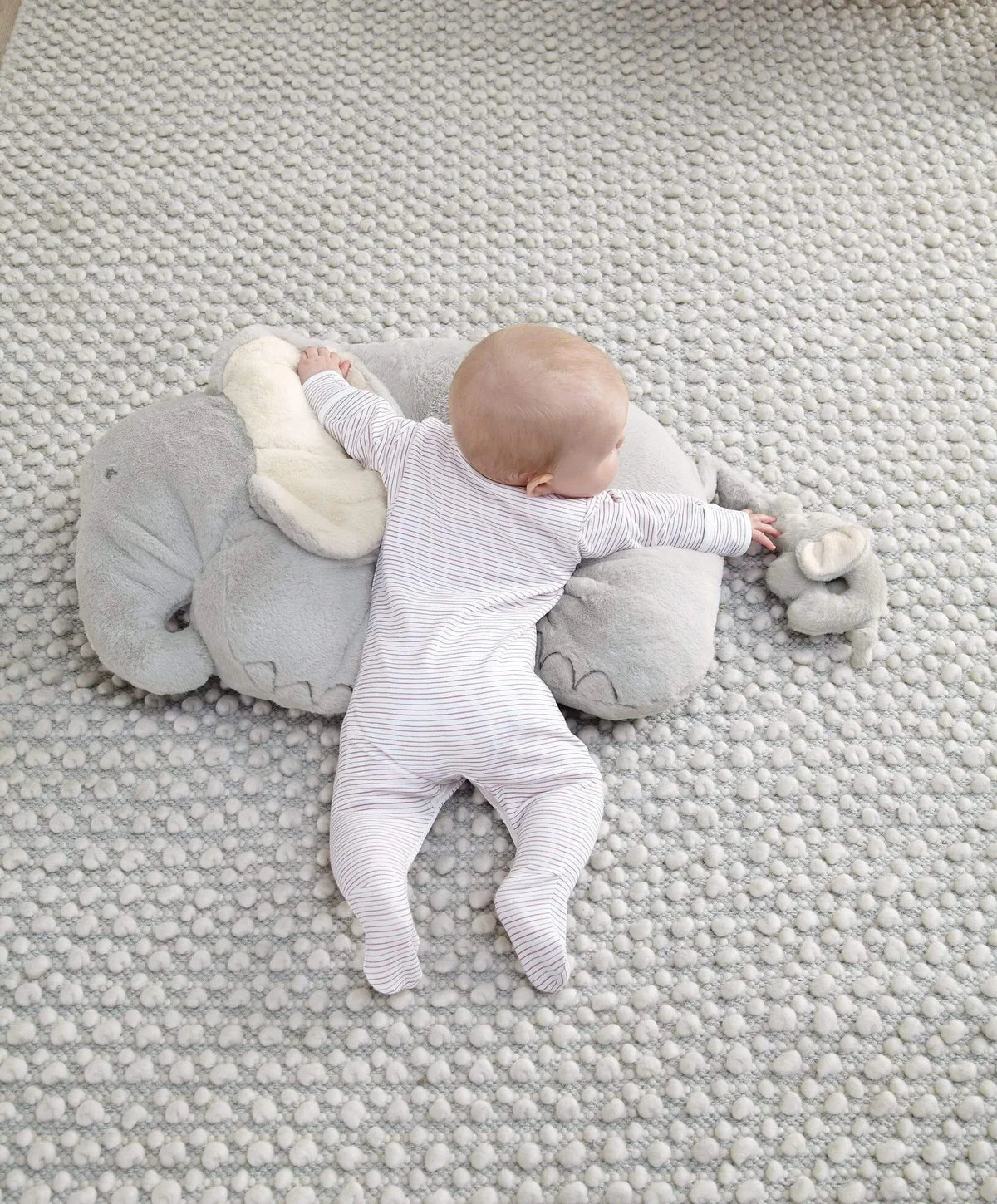 Mamas & Papas Tummy Time Snugglerug - Welcome to the World Elephant | Mamas & Papas, Babies, Nursing, Tummy Time Mat
