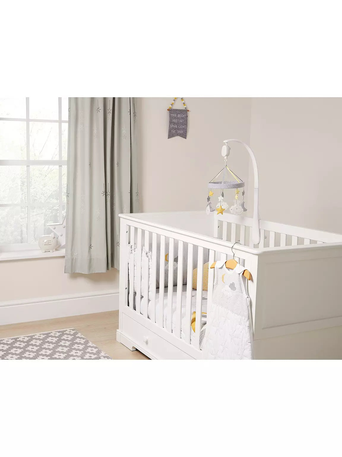 Mamas & Papas Musical Mobile Clouds | Mamas & Papas, Babies, Nursing, Crib Mobile