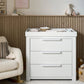 Mamas & Papas Franklin Dresser & Changer - White Wash | Mamas & Papas, Babies, Nursing, Dresser