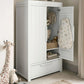Mamas & Papas Franklin Nursery Wardrobe - White Wash | Mamas & Papas, Babies, Nursing, Wardrobe