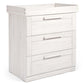 Atlas 3 Drawer Dresser & Changing Unit - Nimbus White