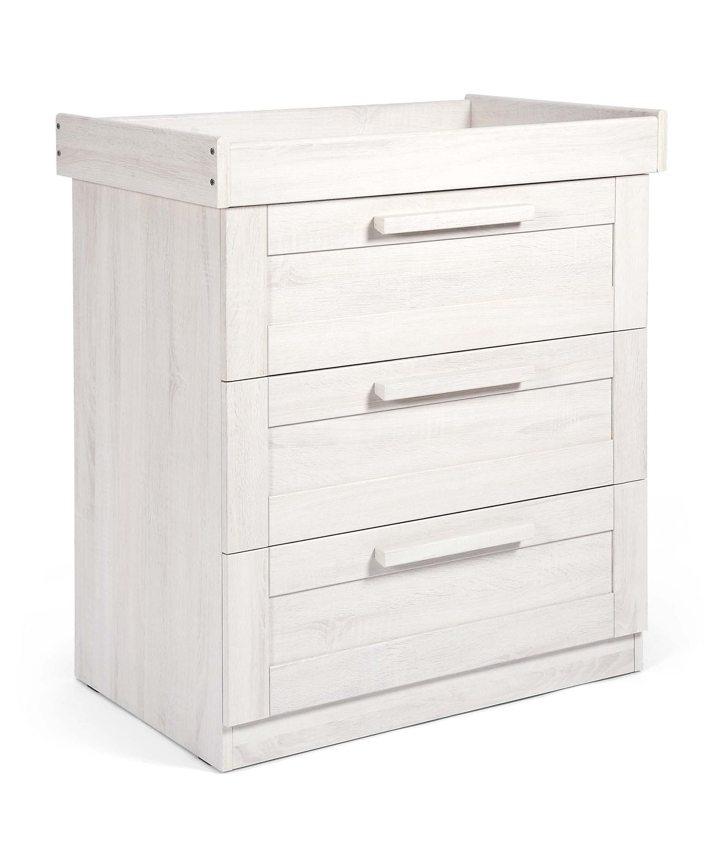 Atlas 3 Drawer Dresser & Changing Unit - Nimbus White