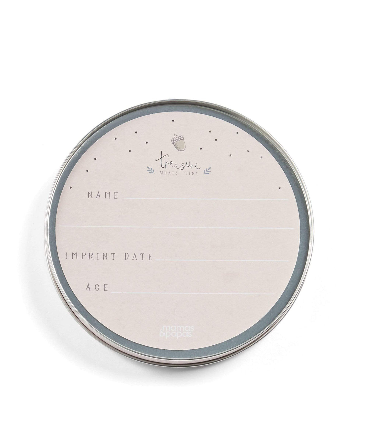 Mamas & Papas Forever Treasured Baby Imprint Tin - Pink | Mamas & Papas, Babies, Nursing, Keepsake Frame