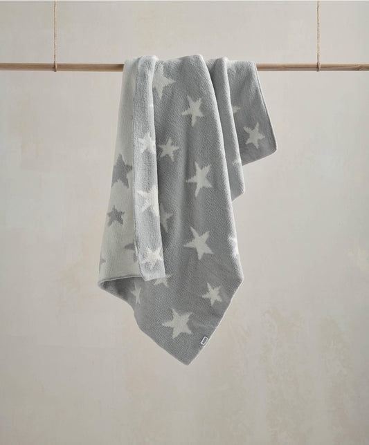 Mamas & Papas Chenille Blanket - Grey Star | Mamas & Papas, Babies, Nursing, Blanket