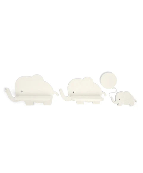 Mamas & Papas Elephant Shelves & Nightlight | Mamas & Papas, Babies, Nursing, Nursery Decor