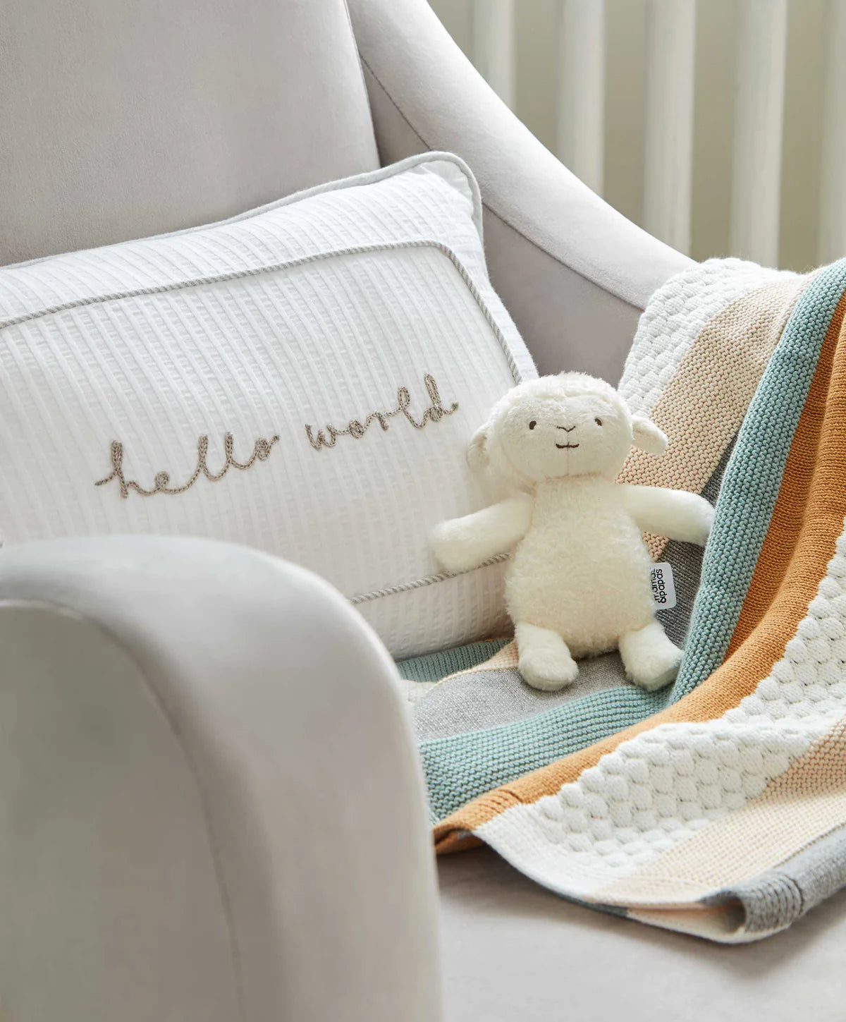 Mamas & Papas Welcome to the World Soft Toy - Lamb Beanie | Mamas & Papas, Babies, Nursing, Soft Toy