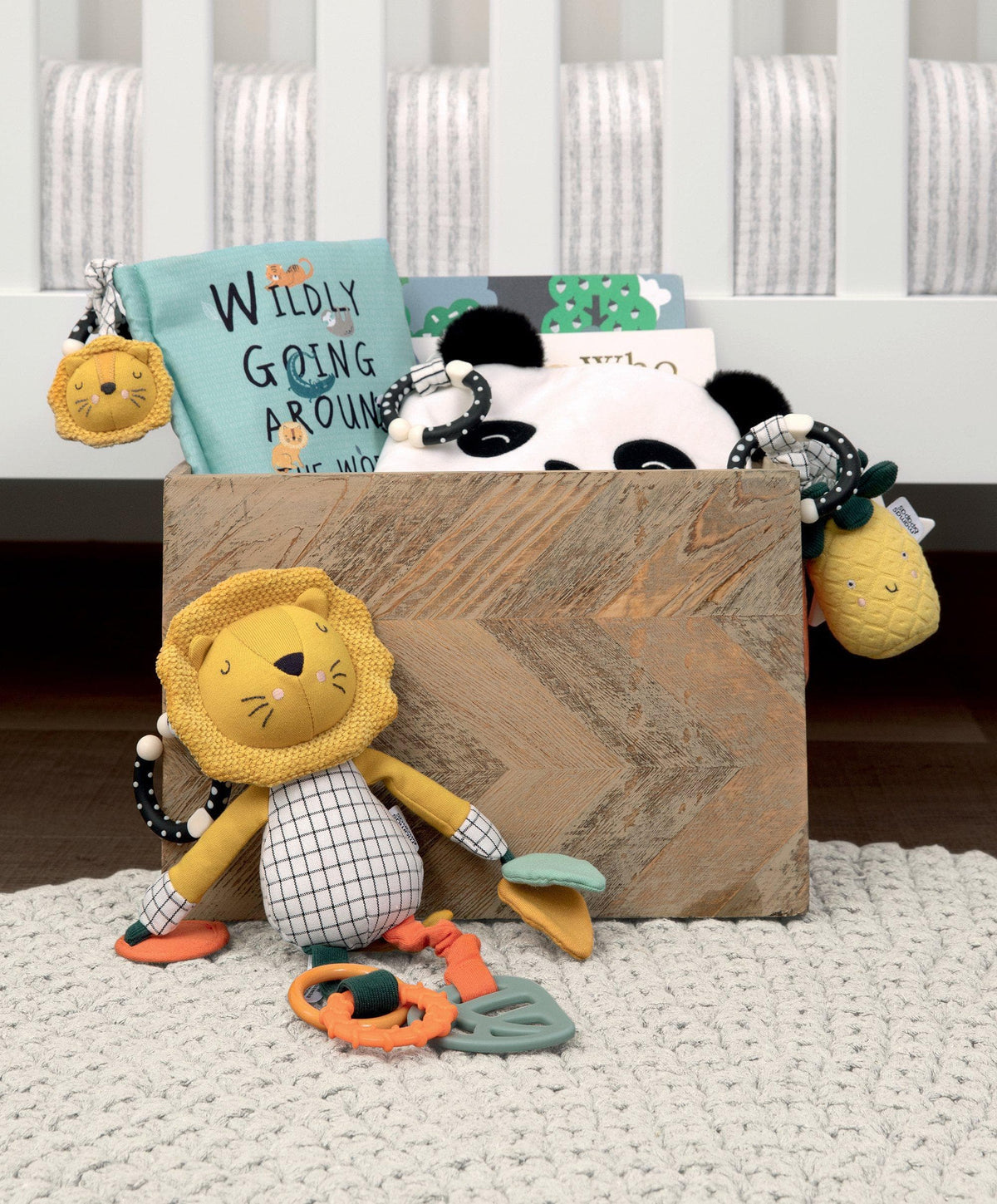 Mamas & Papas Wildly Adventures Educational Toy - Jangly Lion | Mamas & Papas, Babies, Nursing, Sensory Toy