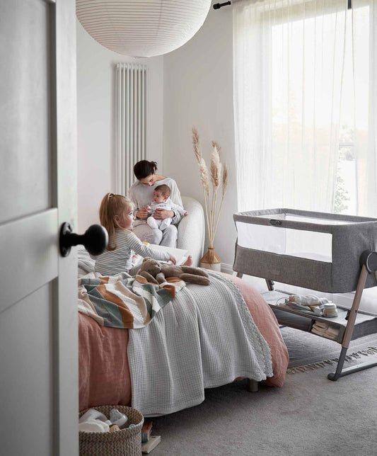 Mamas & Papas Bedside Crib - Grey | Mamas & Papas, Babies, Nursing, Bedside Crib