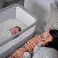 Mamas & Papas Bedside Crib - Grey | Mamas & Papas, Babies, Nursing, Bedside Crib