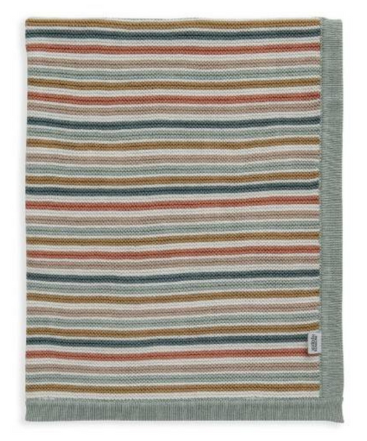 Mamas & Papas Woven Cotton Blanket with Colored Stripes | Mamas & Papas, Babies, Nursing, Blanket