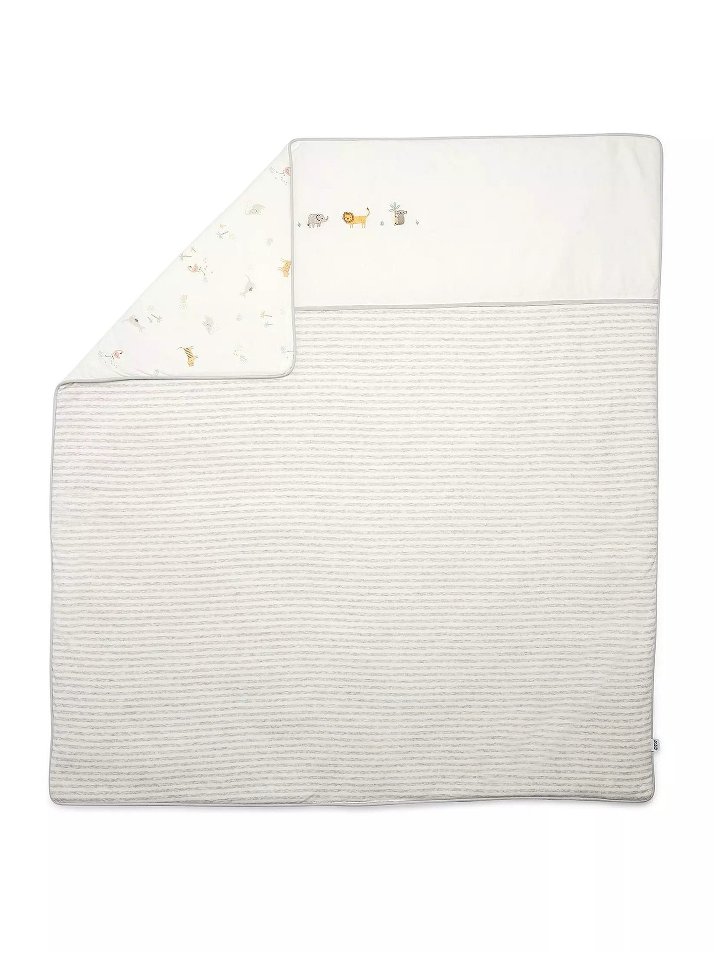 Mamas & Papas 25 Tog Nursery Quilt - Wildly Adventures - White Grey | Mamas & Papas, Babies, Nursing, Nursery Bedding