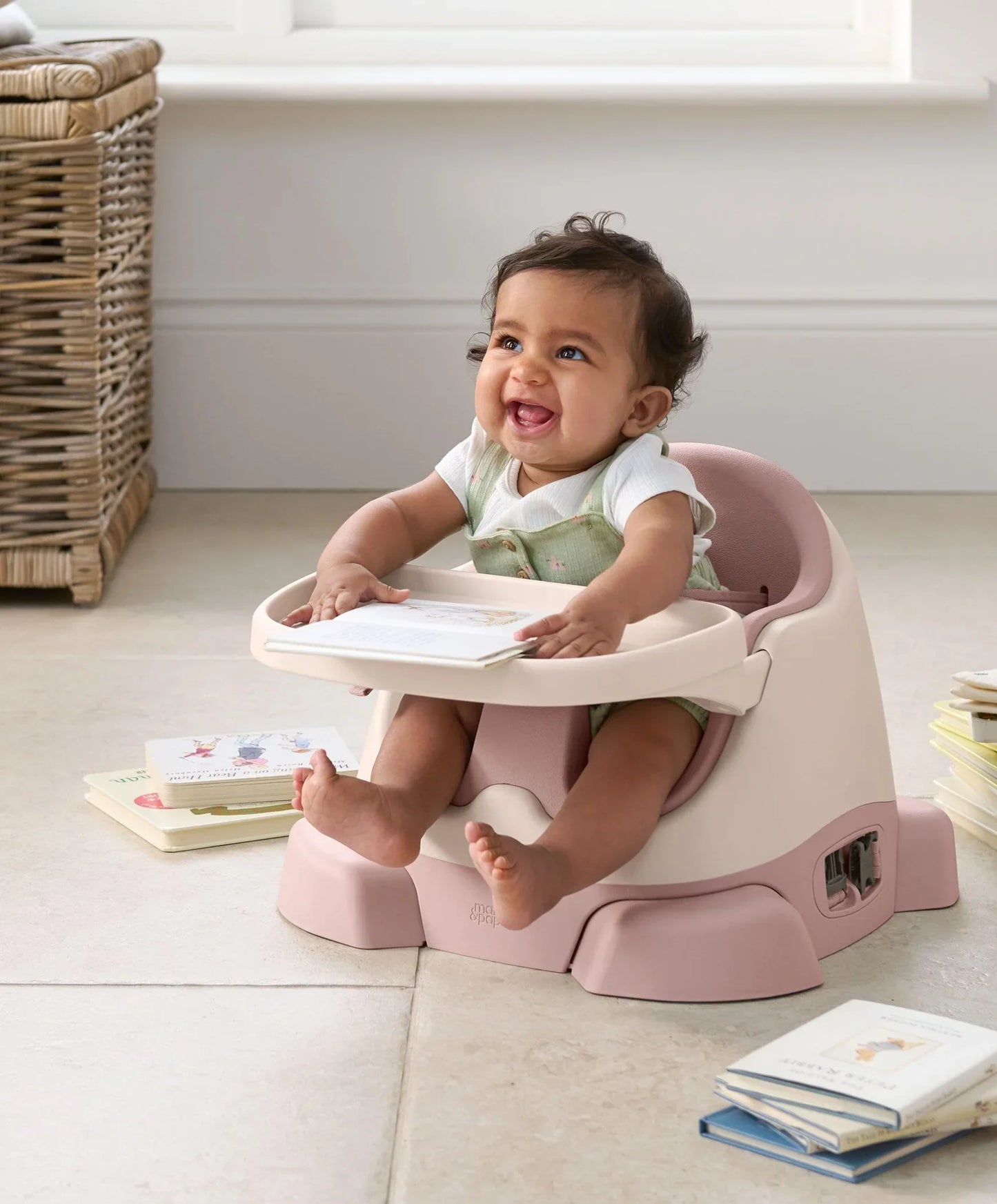 Bug 3-in-1 Floor & Booster Seat with Activity Tray