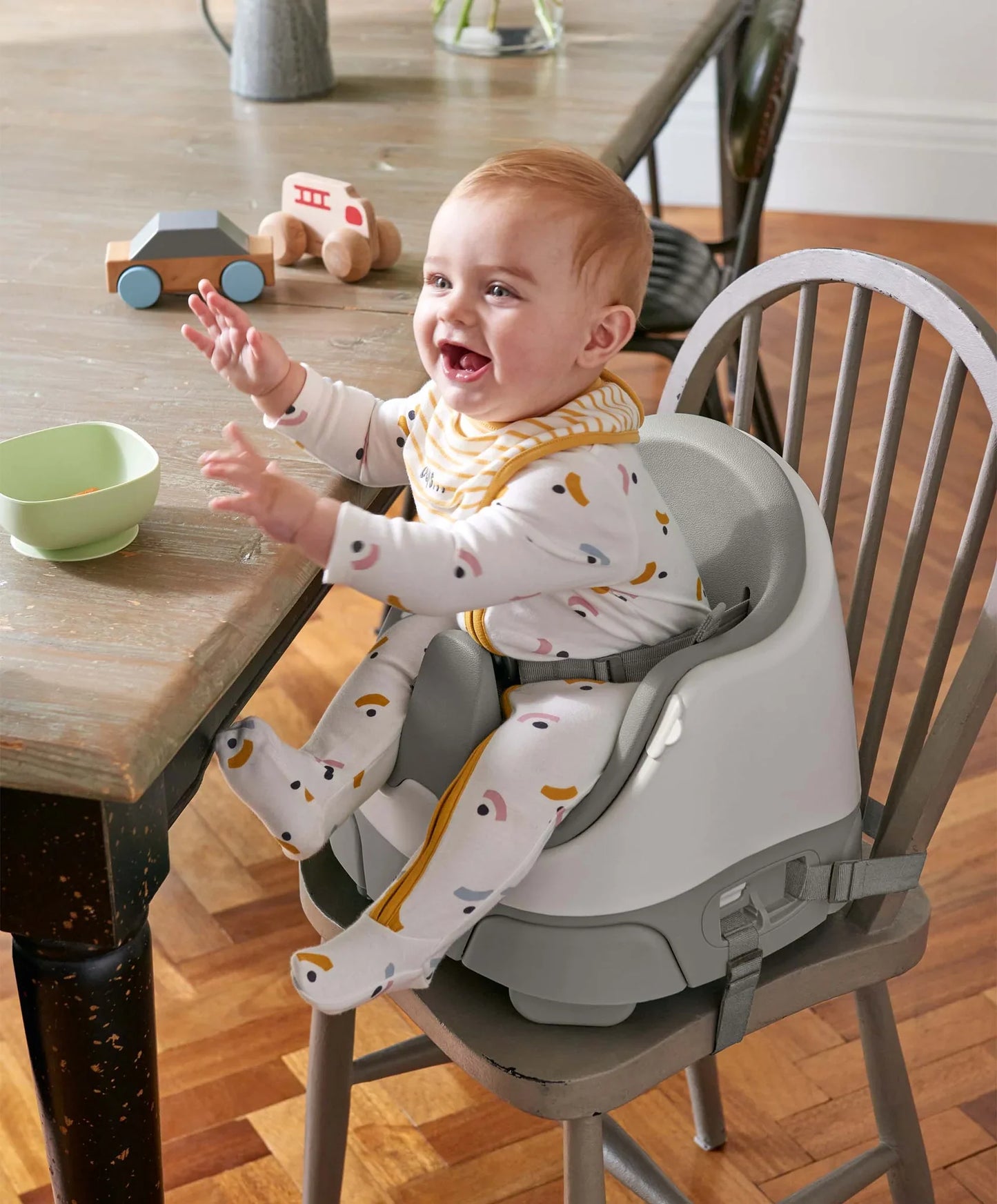 Bug 3-in-1 Floor & Booster Seat with Activity Tray