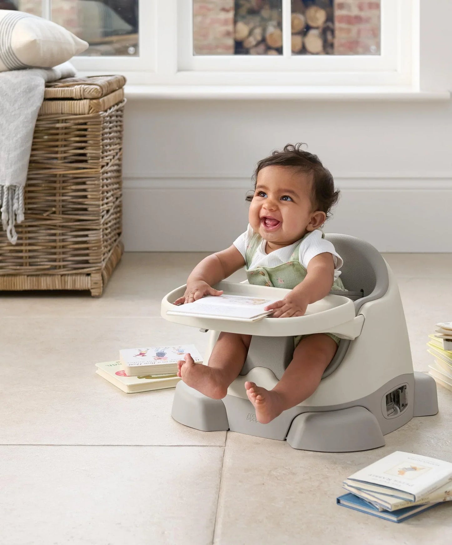 Bug 3-in-1 Floor & Booster Seat with Activity Tray