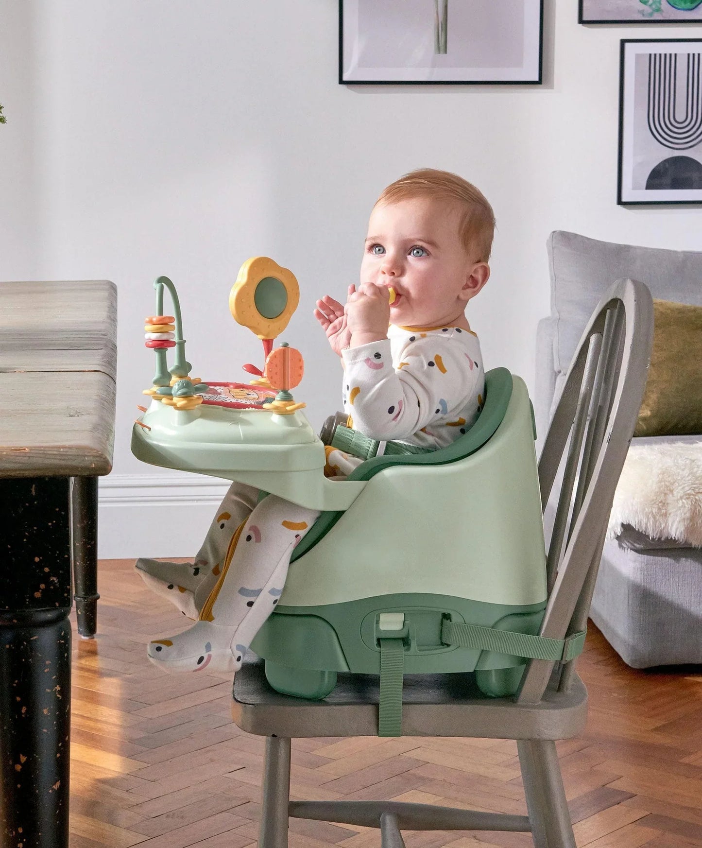 Bug 3-in-1 Floor & Booster Seat with Activity Tray