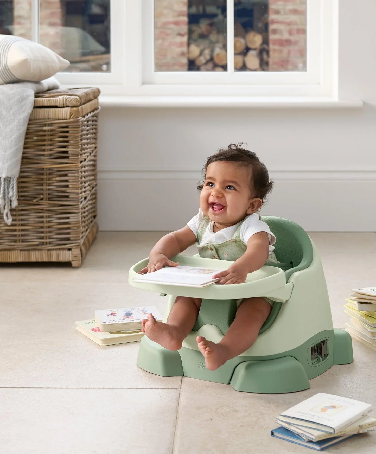 Bug 3-in-1 Floor & Booster Seat with Activity Tray