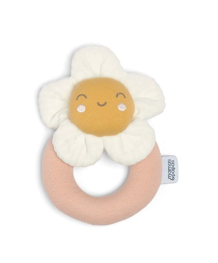 Mamas & Papas Grateful Garden Flower Grabber Ring Rattle Toy | Mamas & Papas, Babies, Nursing, Rattle Toy