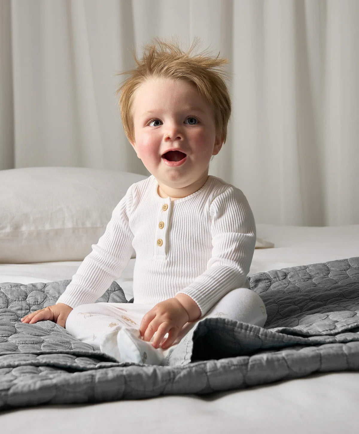 Mamas & Papas Ribbed Bodysuit & Safari Print Pants - 2 Piece Set | Mamas & Papas, Babies, Nursing, Set