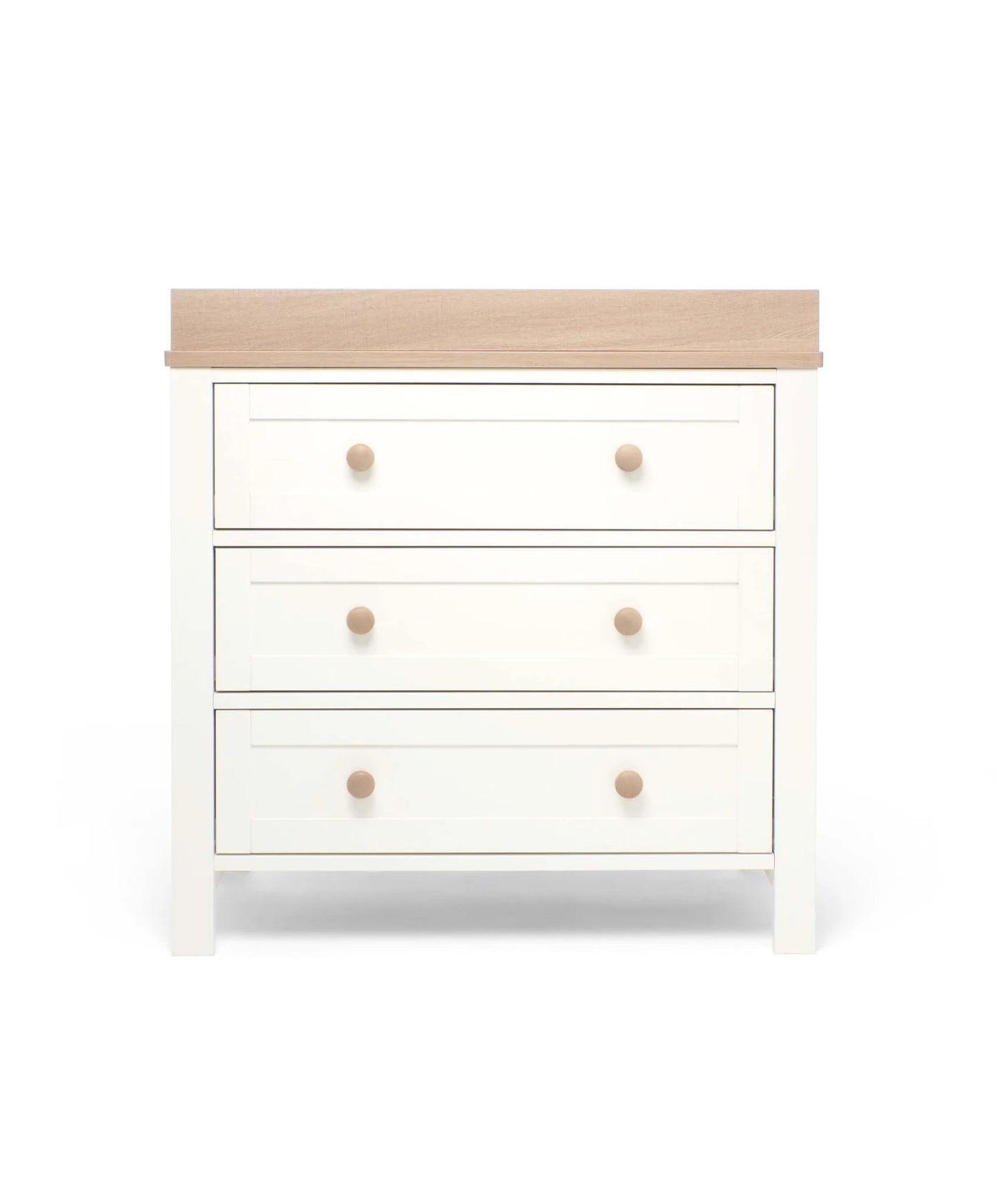 Mamas & Papas Wedmore Nursery Dresser Changer - White/Natural | Mamas & Papas, Babies, Nursing, Dresser
