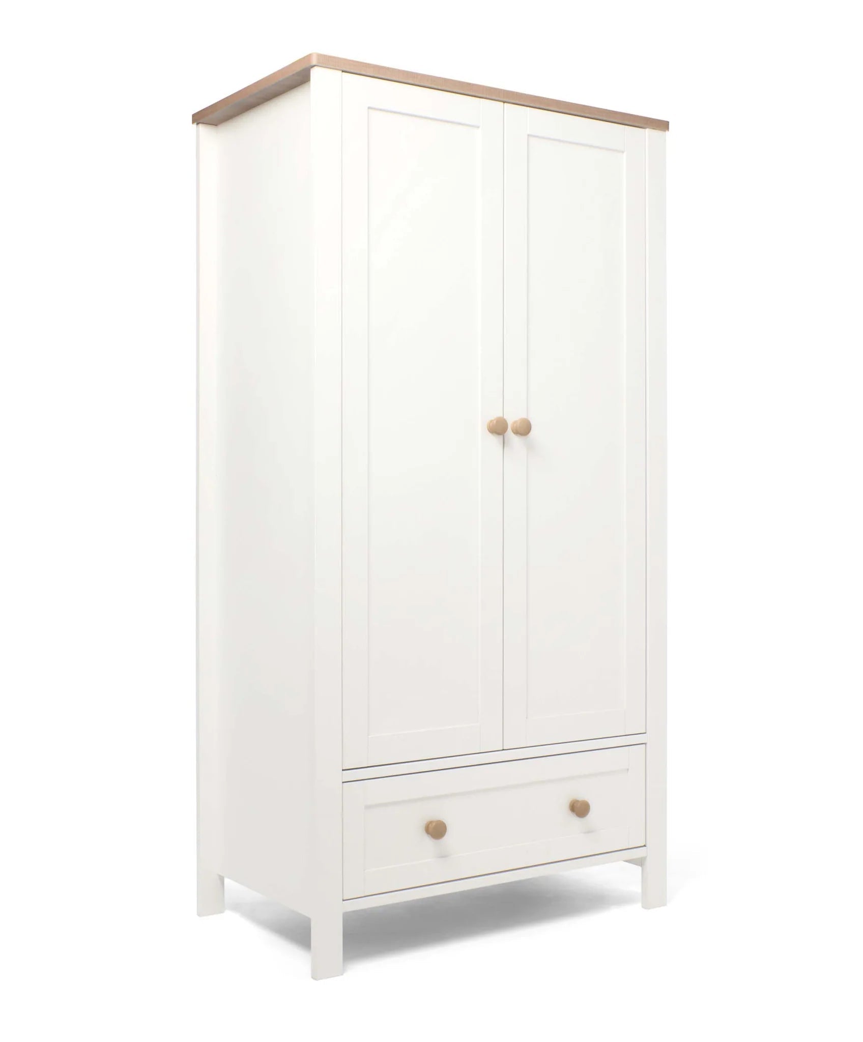 Mamas & Papas Wedmore Nursery Wardrobe - White/Natural | Mamas & Papas, Babies, Nursing, Wardrobe