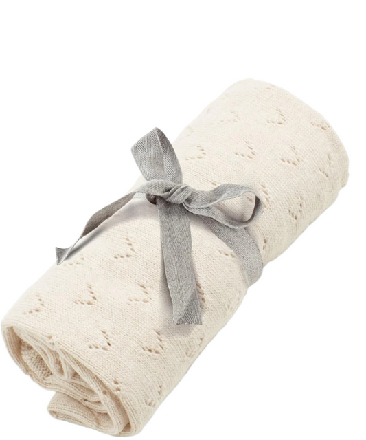 Mamas & Papas Knitted Blanket - Oat Pointelle | Mamas & Papas, Babies, Nursing, Blanket