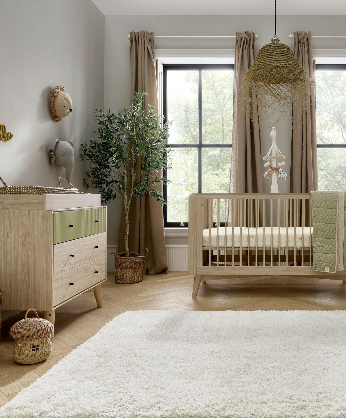 Mamas & Papas Coxley Cotbed Natural | Mamas & Papas, Babies, Nursing, 