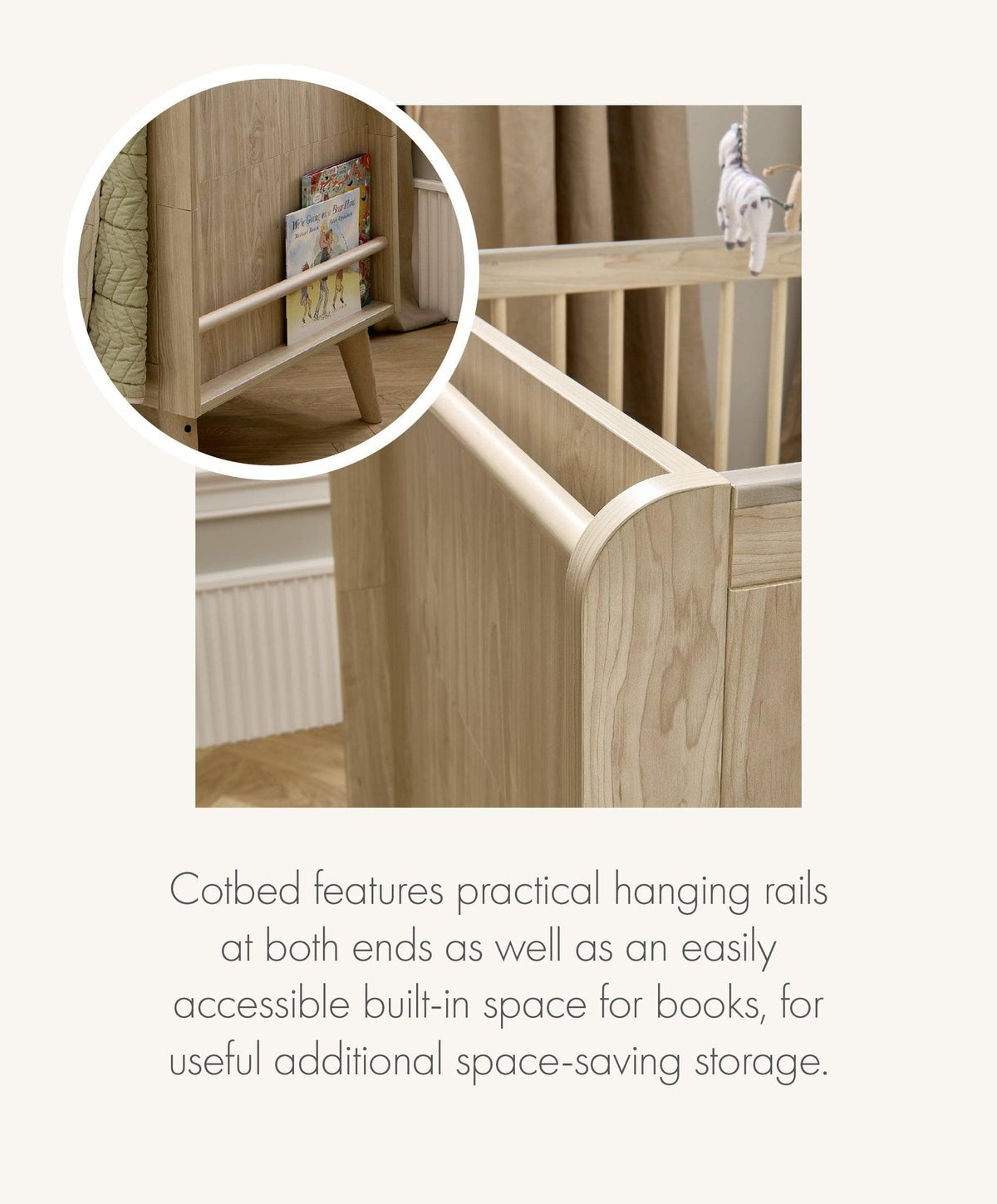 Mamas & Papas Coxley Cotbed Natural | Mamas & Papas, Babies, Nursing, 