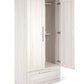 Mamas & Papas Atlas 2 Door Nursery Wardrobe with Storage Drawer - Nimbus White | Mamas & Papas, Babies, Nursing, Nursery Furniture