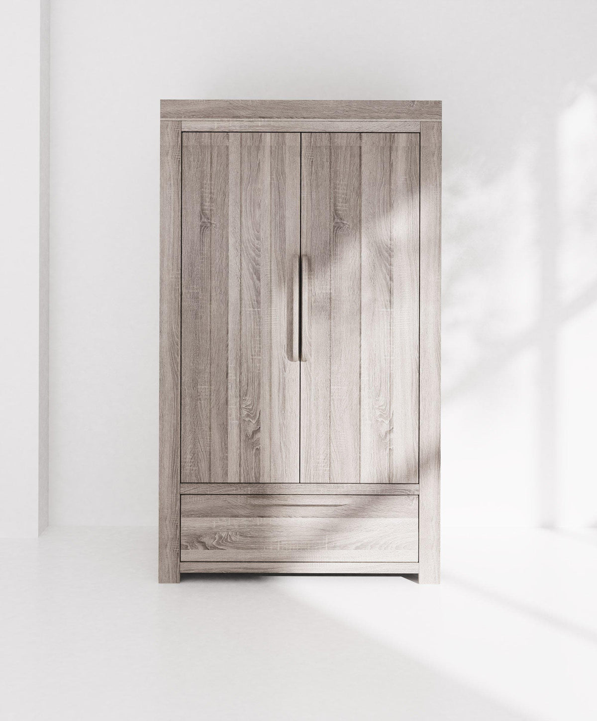 Mamas & Papas Franklin 2 Door Nursery Wardrobe with Drawer - Grey Wash | Mamas & Papas, Babies, Nursing, Nursery Furniture