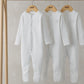 Mamas & Papas Organic Sleepsuits (3 Pack) - White Sleepsuit