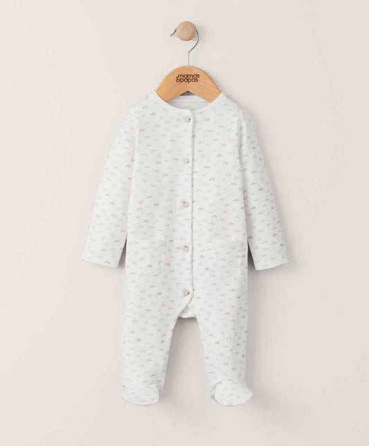 Mamas & Papas Cloud All In One Sleepsuit | Mamas & Papas, Babies, Nursing, Sleepsuit