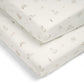 Mamas & Papas Welcome To The World Seedling Cotbed Fitted Sheets Bunny/Fox Pack of 2 | Mamas & Papas, Babies, Nursing, Nursery Bedding