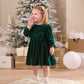 Mamas & Papas Velvet Bow Dress Green | Mamas & Papas, Babies, Nursing, Dress