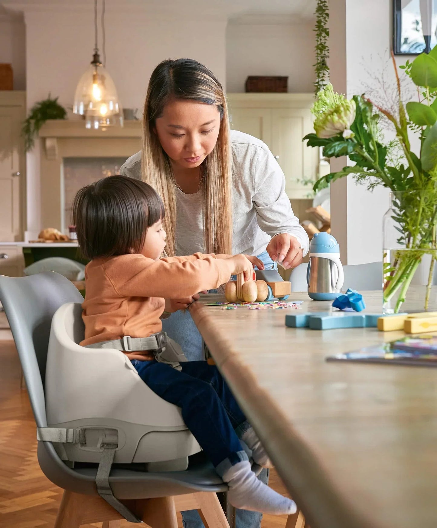 Bug 3-in-1 Floor & Booster Seat with Activity Tray