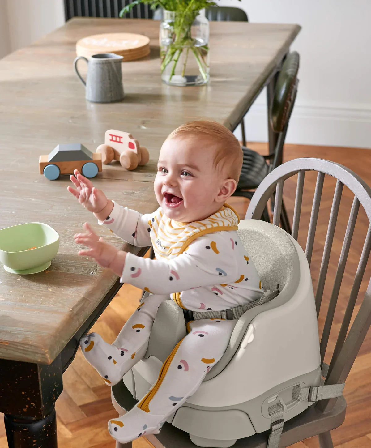 Bug 3-in-1 Floor & Booster Seat with Activity Tray