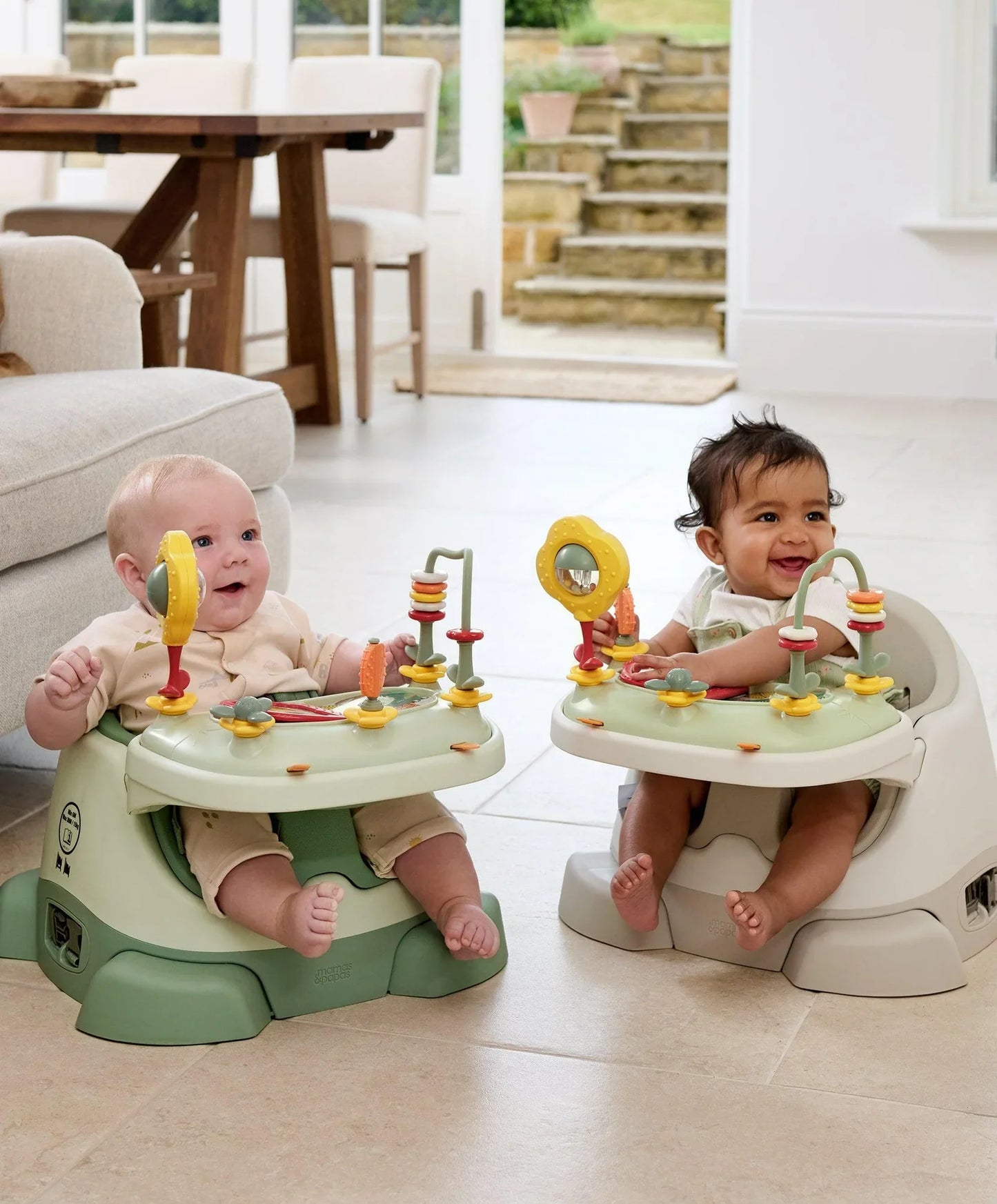 Bug 3-in-1 Floor & Booster Seat with Activity Tray