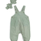 Mamas & Papas Woven Dungarees & Headband - Green | Mamas & Papas, Babies, Nursing, Dungaree