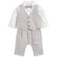 Mamas & Papas Linen Waistcoat Mock Romper - Cream | Mamas & Papas, Babies, Nursing, Romper