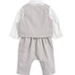 Mamas & Papas Linen Waistcoat Mock Romper - Cream | Mamas & Papas, Babies, Nursing, Romper