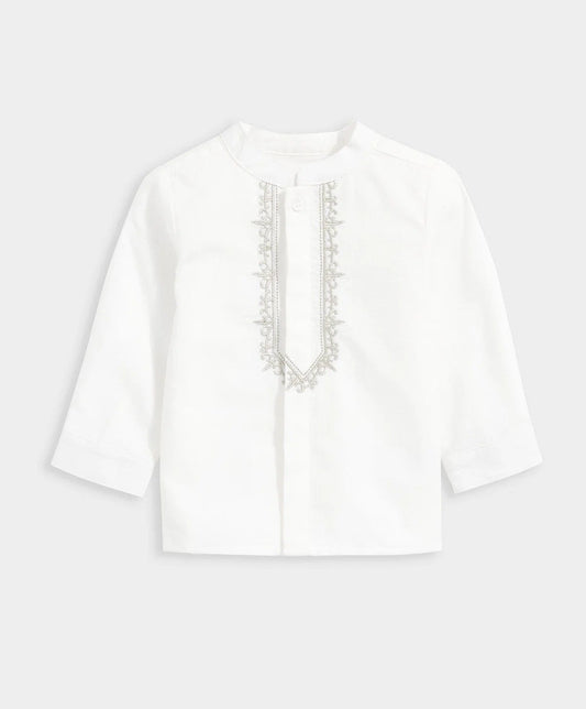 Mamas & Papas Embroidered Shirt - White | Mamas & Papas, Babies, Nursing, Shirt