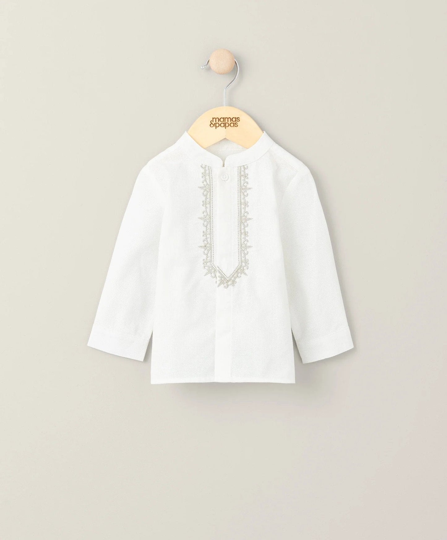 Mamas & Papas Embroidered Shirt - White | Mamas & Papas, Babies, Nursing, Shirt