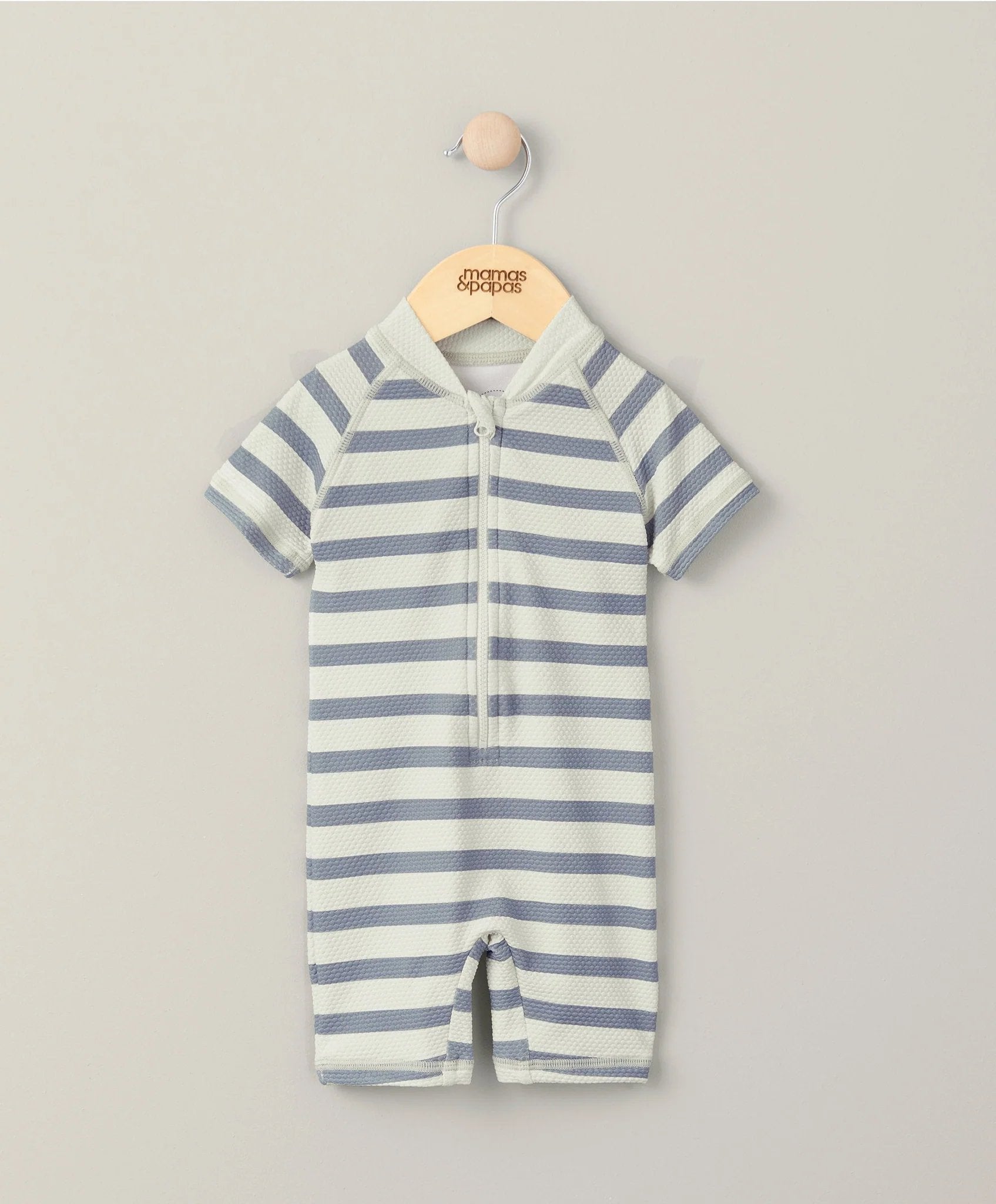 Mamas & Papas Short Sleeve Rashsuit Swimwear - Stripe | Mamas & Papas, Babies, Nursing, Swimsuit