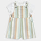 Mamas & Papas Stripe Woven Dungaree Outfit Set | Mamas & Papas, Babies, Nursing, Dungaree