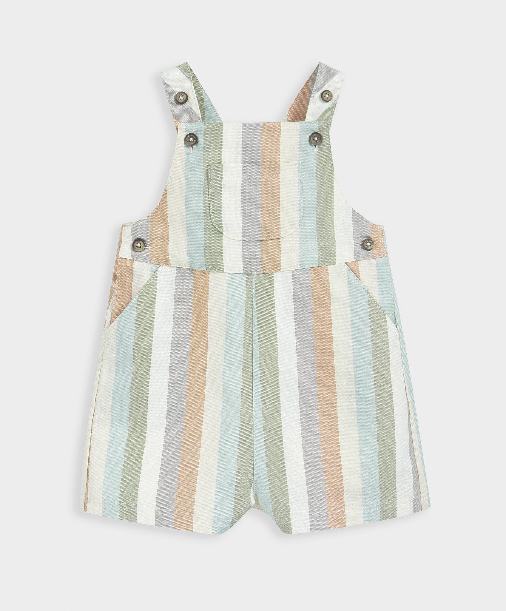 Mamas & Papas Stripe Woven Dungaree Outfit Set | Mamas & Papas, Babies, Nursing, Dungaree