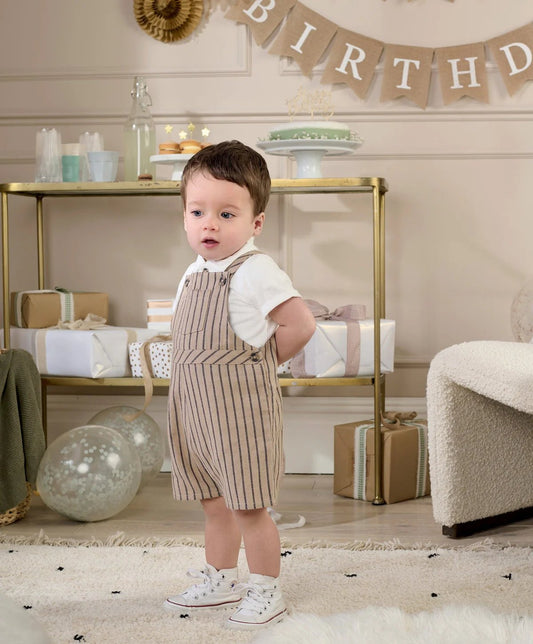 Mamas & Papas Dungaree & T-Shirt Outfit Set | Mamas & Papas, Babies, Nursing, Set