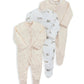 Mamas & Papas Bunny Floral Sleepsuits (Set of 3) | Mamas & Papas, Babies, Nursing, Sleepsuit