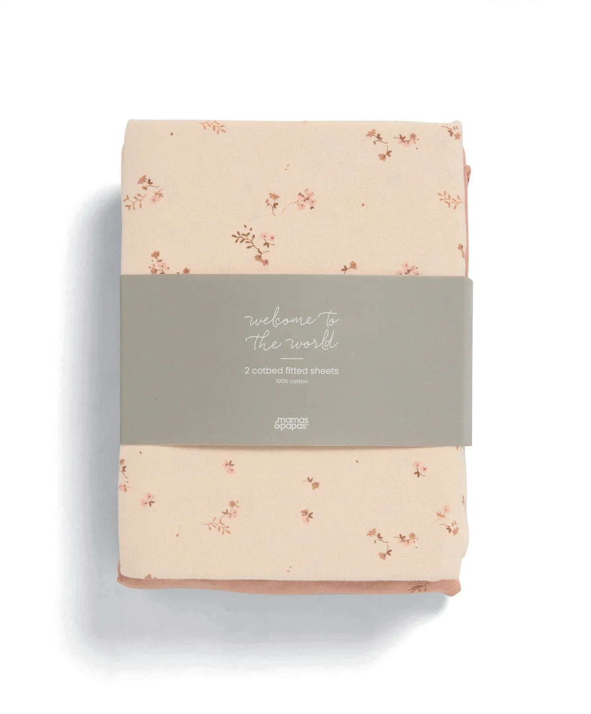 Cotbed Fitted Sheets (2 Pack) – Welcome to the World Wildflower
