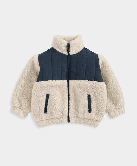 Mamas & Papas Borg Jacket - Black/Beige | Mamas & Papas, Babies, Nursing, Jacket